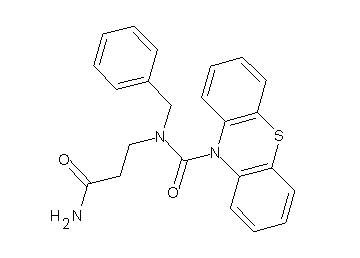 N-(3-amino-3-oxopropyl)-N-benzyl-10H-phenothiazine-10-carboxamide (non-preferred name)