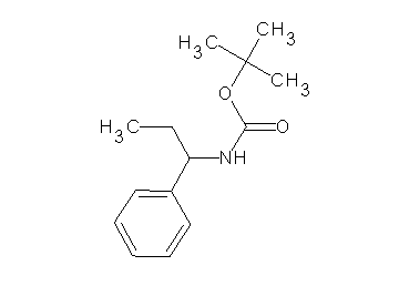 tert-butyl (1-phenylpropyl)carbamate