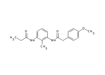 N-(3-{[(4-methoxyphenyl)acetyl]amino}-2-methylphenyl)propanamide