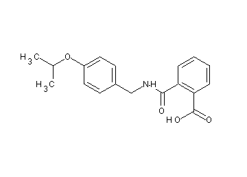 2-{[(4-isopropoxybenzyl)amino]carbonyl}benzoic acid
