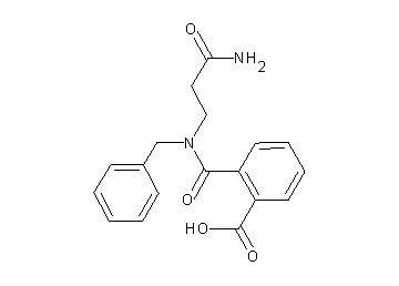 2-{[(3-amino-3-oxopropyl)(benzyl)amino]carbonyl}benzoic acid (non-preferred name)