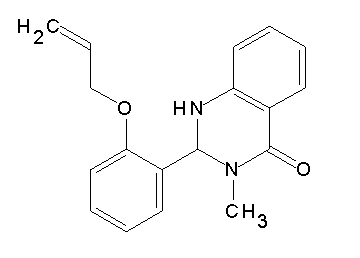 2-[2-(allyloxy)phenyl]-3-methyl-2,3-dihydro-4(1H)-quinazolinone
