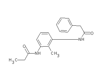 N-{2-methyl-3-[(phenylacetyl)amino]phenyl}propanamide