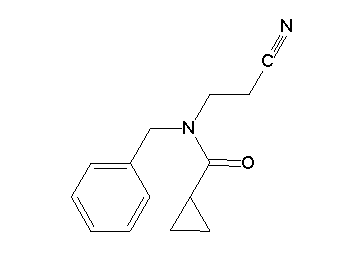 N-benzyl-N-(2-cyanoethyl)cyclopropanecarboxamide