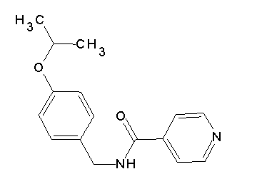 N-(4-isopropoxybenzyl)isonicotinamide