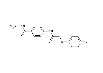 4-{[(4-chlorophenoxy)acetyl]amino}-N-methylbenzamide