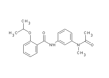 N-{3-[acetyl(methyl)amino]phenyl}-2-isopropoxybenzamide