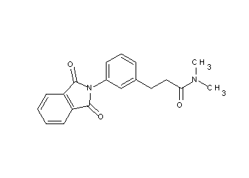 3-[3-(1,3-dioxo-1,3-dihydro-2H-isoindol-2-yl)phenyl]-N,N-dimethylpropanamide