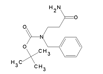 tert-butyl (3-amino-3-oxopropyl)benzylcarbamate (non-preferred name)