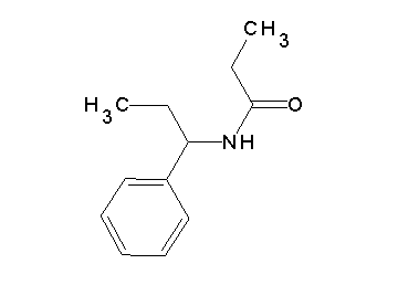 N-(1-phenylpropyl)propanamide