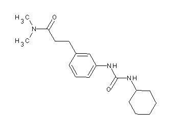3-(3-{[(cyclohexylamino)carbonyl]amino}phenyl)-N,N-dimethylpropanamide