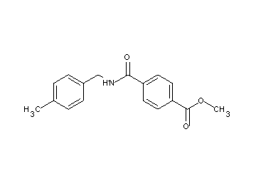 methyl 4-{[(4-methylbenzyl)amino]carbonyl}benzoate