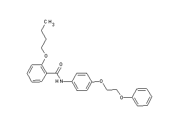 2-butoxy-N-[4-(2-phenoxyethoxy)phenyl]benzamide