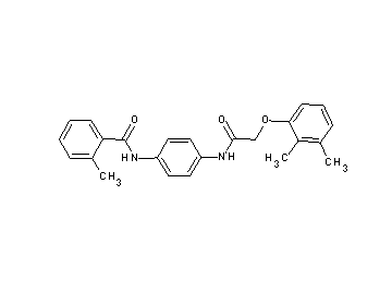 N-(4-{[(2,3-dimethylphenoxy)acetyl]amino}phenyl)-2-methylbenzamide - Click Image to Close