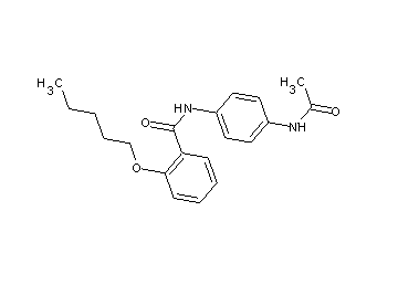 N-[4-(acetylamino)phenyl]-2-(pentyloxy)benzamide