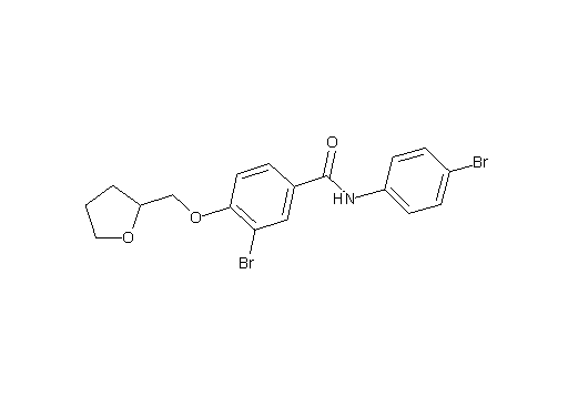 3-bromo-N-(4-bromophenyl)-4-(tetrahydro-2-furanylmethoxy)benzamide