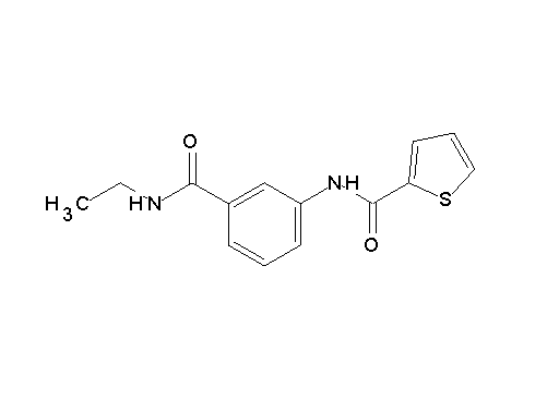 N-{3-[(ethylamino)carbonyl]phenyl}-2-thiophenecarboxamide