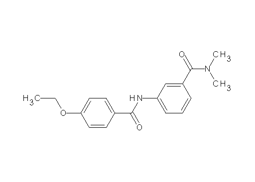 3-[(4-ethoxybenzoyl)amino]-N,N-dimethylbenzamide