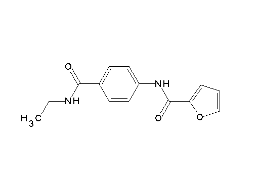 N-{4-[(ethylamino)carbonyl]phenyl}-2-furamide