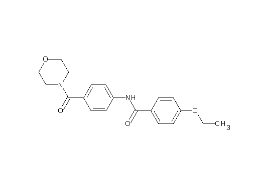 4-ethoxy-N-[4-(4-morpholinylcarbonyl)phenyl]benzamide