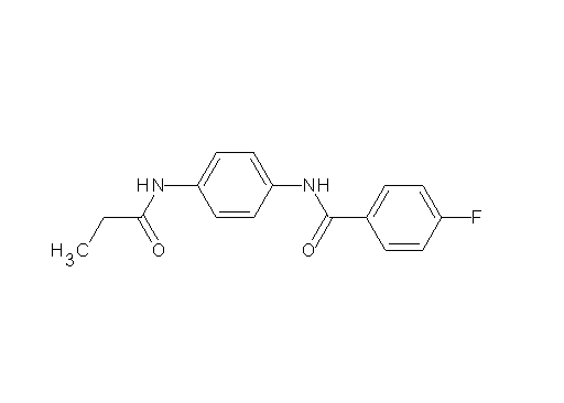 4-fluoro-N-[4-(propionylamino)phenyl]benzamide