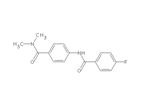 N-{4-[(dimethylamino)carbonyl]phenyl}-4-fluorobenzamide