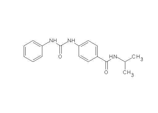 4-[(anilinocarbonyl)amino]-N-isopropylbenzamide