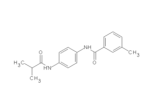 N-[4-(isobutyrylamino)phenyl]-3-methylbenzamide