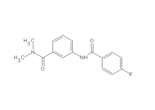 3-[(4-fluorobenzoyl)amino]-N,N-dimethylbenzamide