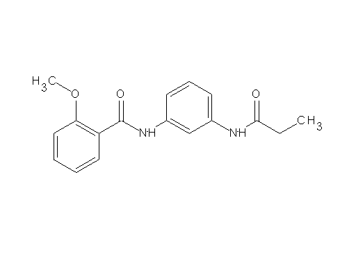 2-methoxy-N-[3-(propionylamino)phenyl]benzamide