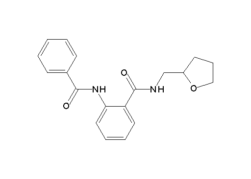 2-(benzoylamino)-N-(tetrahydro-2-furanylmethyl)benzamide
