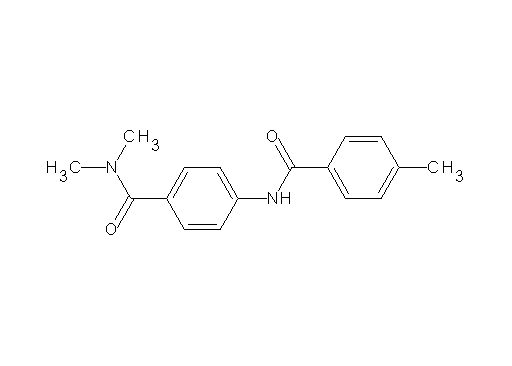 N-{4-[(dimethylamino)carbonyl]phenyl}-4-methylbenzamide