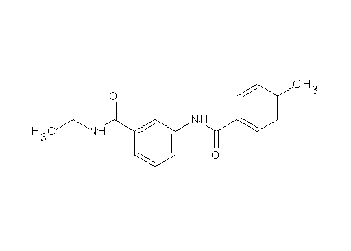 N-ethyl-3-[(4-methylbenzoyl)amino]benzamide - Click Image to Close
