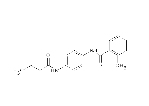 N-[4-(butyrylamino)phenyl]-2-methylbenzamide