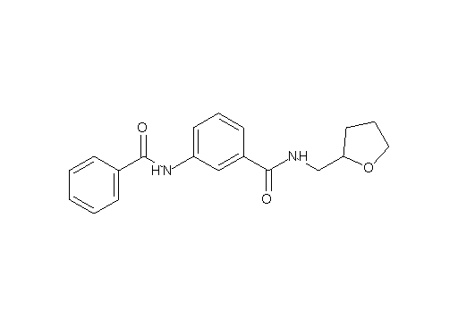 3-(benzoylamino)-N-(tetrahydro-2-furanylmethyl)benzamide