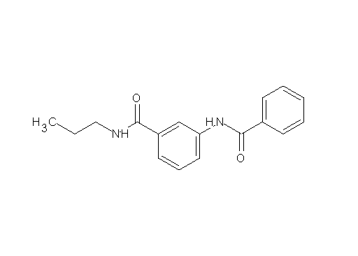 3-(benzoylamino)-N-propylbenzamide