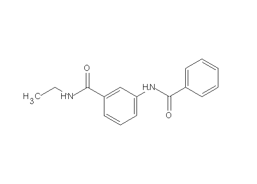 3-(benzoylamino)-N-ethylbenzamide