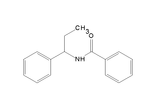 N-(1-phenylpropyl)benzamide