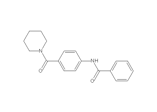 N-[4-(1-piperidinylcarbonyl)phenyl]benzamide