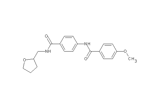 4-methoxy-N-(4-{[(tetrahydro-2-furanylmethyl)amino]carbonyl}phenyl)benzamide