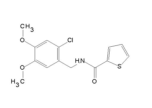 N-(2-chloro-4,5-dimethoxybenzyl)-2-thiophenecarboxamide