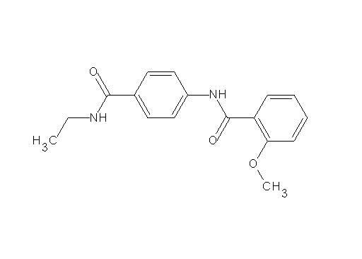 N-{4-[(ethylamino)carbonyl]phenyl}-2-methoxybenzamide