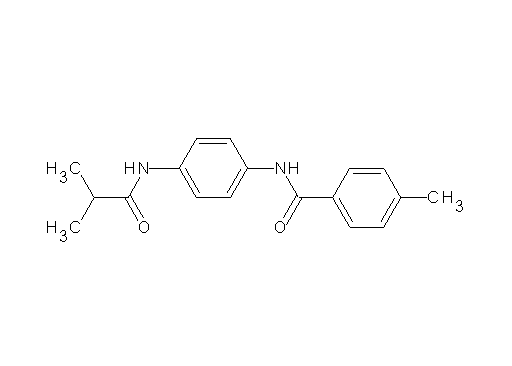 N-[4-(isobutyrylamino)phenyl]-4-methylbenzamide