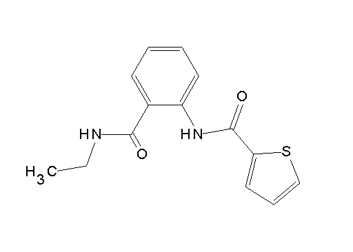 N-{2-[(ethylamino)carbonyl]phenyl}-2-thiophenecarboxamide