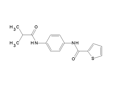 N-[4-(isobutyrylamino)phenyl]-2-thiophenecarboxamide