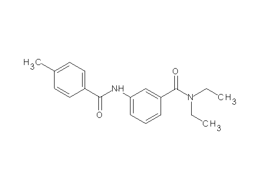 N,N-diethyl-3-[(4-methylbenzoyl)amino]benzamide