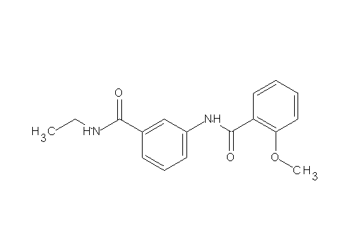 N-{3-[(ethylamino)carbonyl]phenyl}-2-methoxybenzamide