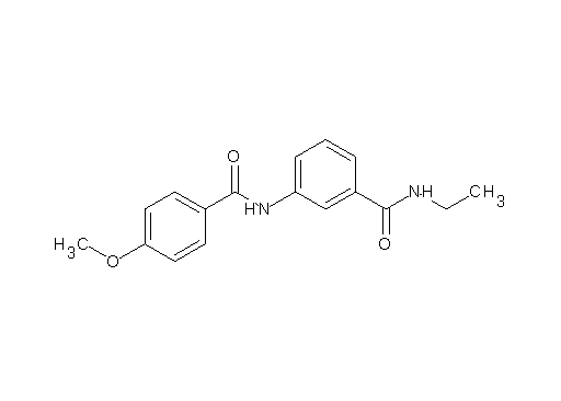 N-ethyl-3-[(4-methoxybenzoyl)amino]benzamide