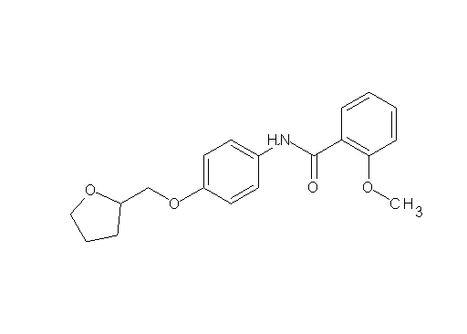 2-methoxy-N-[4-(tetrahydro-2-furanylmethoxy)phenyl]benzamide