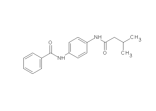 N-{4-[(3-methylbutanoyl)amino]phenyl}benzamide